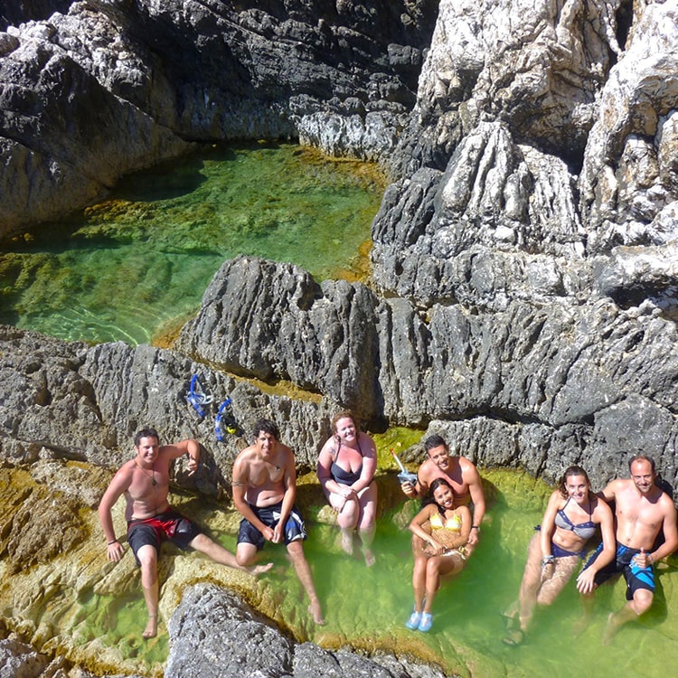 Adventuroes guests - Three Caves Tour